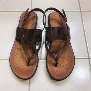 b.o.c brown comfy sandal